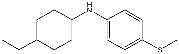 N-(4-ethylcyclohexyl)-4-(methylsulfanyl)aniline 구조식 이미지