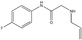N-(4-fluorophenyl)-2-(prop-2-en-1-ylamino)acetamide 구조식 이미지
