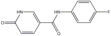 N-(4-fluorophenyl)-6-oxo-1,6-dihydropyridine-3-carboxamide Structure