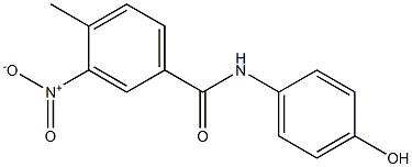 N-(4-hydroxyphenyl)-4-methyl-3-nitrobenzamide Structure
