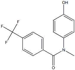 N-(4-hydroxyphenyl)-N-methyl-4-(trifluoromethyl)benzamide Structure