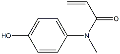 N-(4-hydroxyphenyl)-N-methylprop-2-enamide Structure