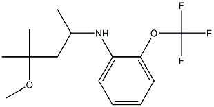 N-(4-methoxy-4-methylpentan-2-yl)-2-(trifluoromethoxy)aniline Structure