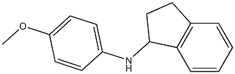 N-(4-methoxyphenyl)-2,3-dihydro-1H-inden-1-amine 구조식 이미지