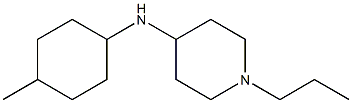 N-(4-methylcyclohexyl)-1-propylpiperidin-4-amine Structure