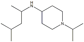 N-(4-methylpentan-2-yl)-1-(propan-2-yl)piperidin-4-amine 구조식 이미지