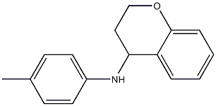 N-(4-methylphenyl)-3,4-dihydro-2H-1-benzopyran-4-amine 구조식 이미지