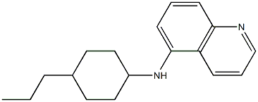 N-(4-propylcyclohexyl)quinolin-5-amine Structure