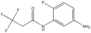 N-(5-amino-2-fluorophenyl)-3,3,3-trifluoropropanamide 구조식 이미지