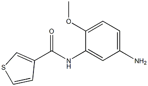 N-(5-amino-2-methoxyphenyl)thiophene-3-carboxamide Structure