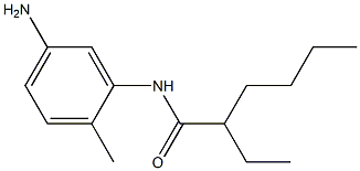 N-(5-amino-2-methylphenyl)-2-ethylhexanamide 구조식 이미지