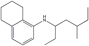 N-(5-methylheptan-3-yl)-5,6,7,8-tetrahydronaphthalen-1-amine 구조식 이미지