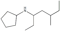 N-(5-methylheptan-3-yl)cyclopentanamine 구조식 이미지