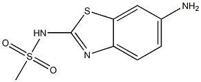 N-(6-amino-1,3-benzothiazol-2-yl)methanesulfonamide Structure