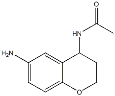 N-(6-amino-3,4-dihydro-2H-1-benzopyran-4-yl)acetamide Structure