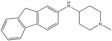 N-(9H-fluoren-2-yl)-1-methylpiperidin-4-amine 구조식 이미지