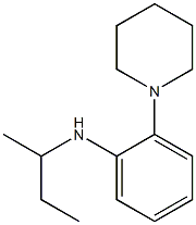 N-(butan-2-yl)-2-(piperidin-1-yl)aniline 구조식 이미지