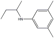 N-(butan-2-yl)-3,5-dimethylaniline Structure