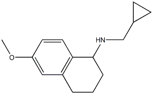 N-(cyclopropylmethyl)-6-methoxy-1,2,3,4-tetrahydronaphthalen-1-amine 구조식 이미지