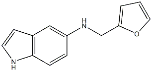 N-(furan-2-ylmethyl)-1H-indol-5-amine 구조식 이미지