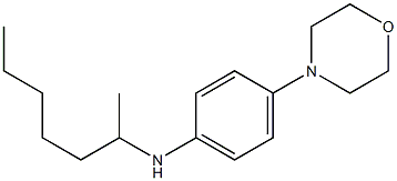 N-(heptan-2-yl)-4-(morpholin-4-yl)aniline 구조식 이미지