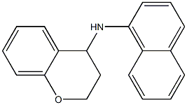 N-(naphthalen-1-yl)-3,4-dihydro-2H-1-benzopyran-4-amine 구조식 이미지