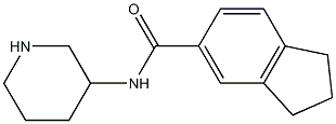 N-(piperidin-3-yl)-2,3-dihydro-1H-indene-5-carboxamide Structure