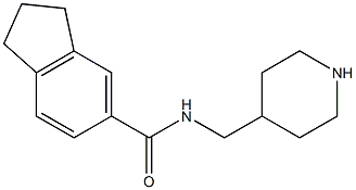 N-(piperidin-4-ylmethyl)-2,3-dihydro-1H-indene-5-carboxamide Structure