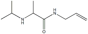 N-(prop-2-en-1-yl)-2-(propan-2-ylamino)propanamide 구조식 이미지