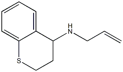 N-(prop-2-en-1-yl)-3,4-dihydro-2H-1-benzothiopyran-4-amine 구조식 이미지