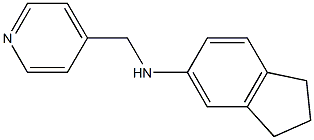 N-(pyridin-4-ylmethyl)-2,3-dihydro-1H-inden-5-amine 구조식 이미지