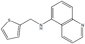 N-(thiophen-2-ylmethyl)quinolin-5-amine Structure