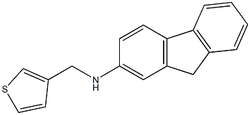 N-(thiophen-3-ylmethyl)-9H-fluoren-2-amine 구조식 이미지