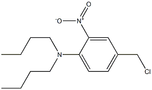 N,N-dibutyl-4-(chloromethyl)-2-nitroaniline Structure