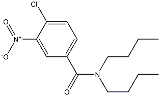 N,N-dibutyl-4-chloro-3-nitrobenzamide 구조식 이미지