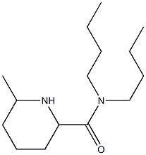 N,N-dibutyl-6-methylpiperidine-2-carboxamide 구조식 이미지