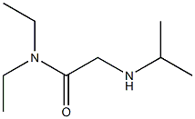 N,N-diethyl-2-(propan-2-ylamino)acetamide 구조식 이미지