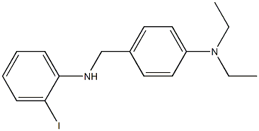 N,N-diethyl-4-{[(2-iodophenyl)amino]methyl}aniline 구조식 이미지