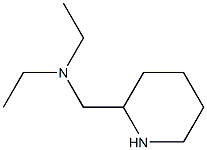 N,N-diethyl-N-(piperidin-2-ylmethyl)amine Structure