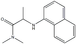 N,N-dimethyl-2-(naphthalen-1-ylamino)propanamide 구조식 이미지