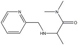 N,N-dimethyl-2-[(pyridin-2-ylmethyl)amino]propanamide 구조식 이미지