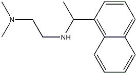 N,N-dimethyl-N'-[1-(1-naphthyl)ethyl]ethane-1,2-diamine 구조식 이미지