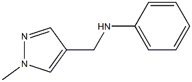 N-[(1-methyl-1H-pyrazol-4-yl)methyl]aniline Structure