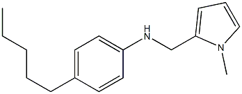 N-[(1-methyl-1H-pyrrol-2-yl)methyl]-4-pentylaniline Structure