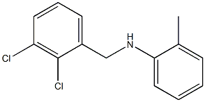 N-[(2,3-dichlorophenyl)methyl]-2-methylaniline 구조식 이미지