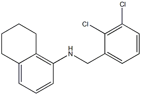 N-[(2,3-dichlorophenyl)methyl]-5,6,7,8-tetrahydronaphthalen-1-amine 구조식 이미지