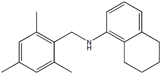 N-[(2,4,6-trimethylphenyl)methyl]-5,6,7,8-tetrahydronaphthalen-1-amine 구조식 이미지