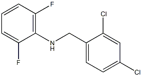 N-[(2,4-dichlorophenyl)methyl]-2,6-difluoroaniline 구조식 이미지