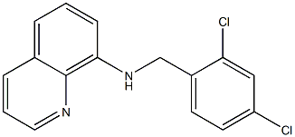 N-[(2,4-dichlorophenyl)methyl]quinolin-8-amine Structure