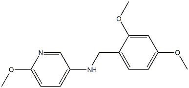 N-[(2,4-dimethoxyphenyl)methyl]-6-methoxypyridin-3-amine Structure